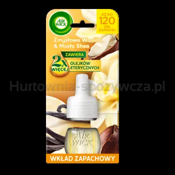 Air Wick Elektryczny Odświeżacz Powietrza Zmysłowa Wanilia I Masło Shea Wkład 19 Ml