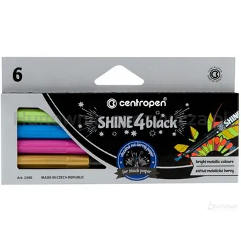 Centropen Markery Metaliczne 6 Kolorów