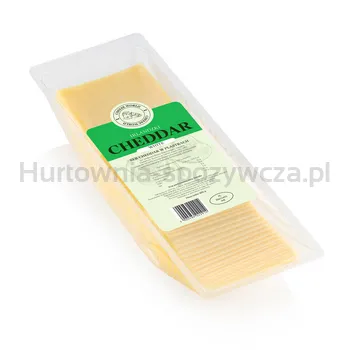 Ser cheddar irlandzki white plastry 800g Cheese World