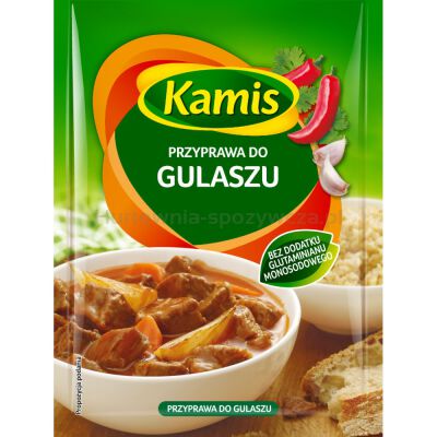 Kamis Przyprawa do gulaszu 25 g(data przydatności 05.03.2025)