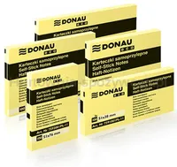 Donau Bloczek Samoprzylepny Eco, 38x51mm, 1x100 kart., jasnożółty  - 2
