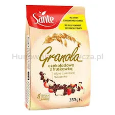 Sante Granola Z Białą Czekoladą I Truskawkami 350G