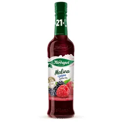 Herbapol Syrop Owocowy Malina Z Jeżyną Z Wit. C, D, B6 I Cynkiem 420Ml