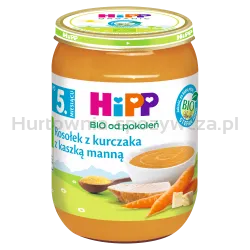 Hipp Bio Od Pokoleń, Rosołek Z Kurczaka Z Kaszką Manną, Po 5. M-Cu, 190 G