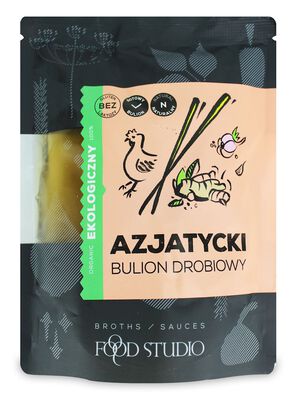 Food Studio Food Studio  Bulion Azjatycki W Płynie Bezglutenowy Bio 350 Ml [BIO]