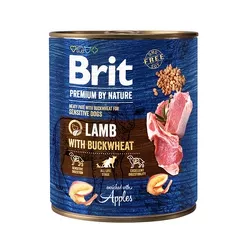 Brit Premium by Nature, jagnięcina z gryką, 800 g
