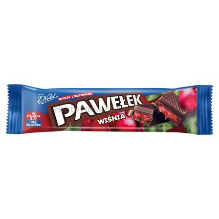Baton Pawełek Z Nadzieniem Wiśniowym 45 G Wedel