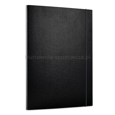 Office Products Teczka z gumką, PP, A4/15, 3-skrz., Czarna 