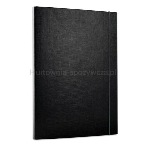 Office Products Teczka z gumką, PP, A4/15, 3-skrz., Czarna 