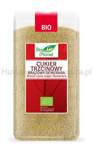 Bio Planet  Cukier Trzcinowy Demerara Bio 500 G [BIO]