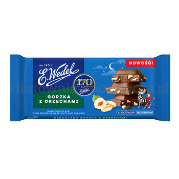 Wedel Czekolada Gorzka Z Orzechami 90G