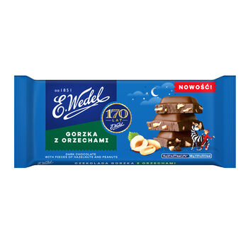 Wedel Czekolada Gorzka Z Orzechami 90G