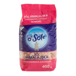 Sól Himalajska Gruboziarnista Jodowana 600 G O’Sole