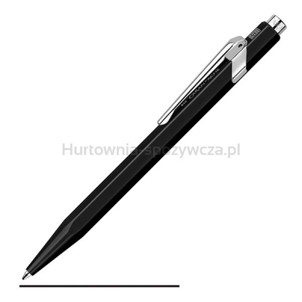 Długopis CARAN D'ACHE 849 Classic Line, M, czarny z czarnym wkładem - 3
