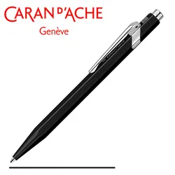 Długopis Caran D'Ache 849 Classic Line, M, Czarny Z Czarnym Wkładem