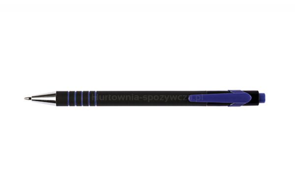 Długopis automatyczny Q-CONNECT LAMBDA, 0,7mm, niebieski