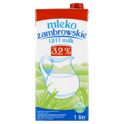 *Mleko Zambrowskie Uht 3,2% 1L