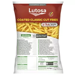 Lutosa Frytki proste, chrupiące 10/10mm X-tracrispy 2,5 kg
