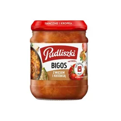 Pudliszki bigos z mięsem i kiełbasą 450g