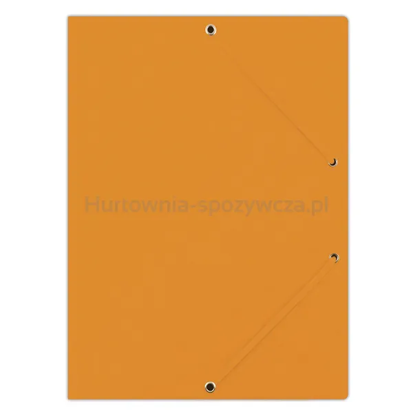 Teczka z gumką DONAU, preszpan, A4, 390gsm, 3-skrz., pomarańczowa