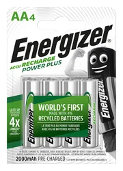 Akumulator Energizer Power Plus, Aa, Hr6, 1,2V, 2000Mah, 4Szt.
