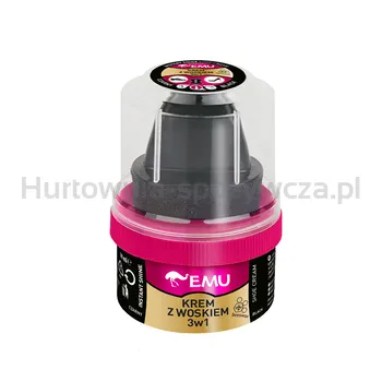 Emu Krem Z Woskiem Do Butów 3W1 Czarny 50Ml
