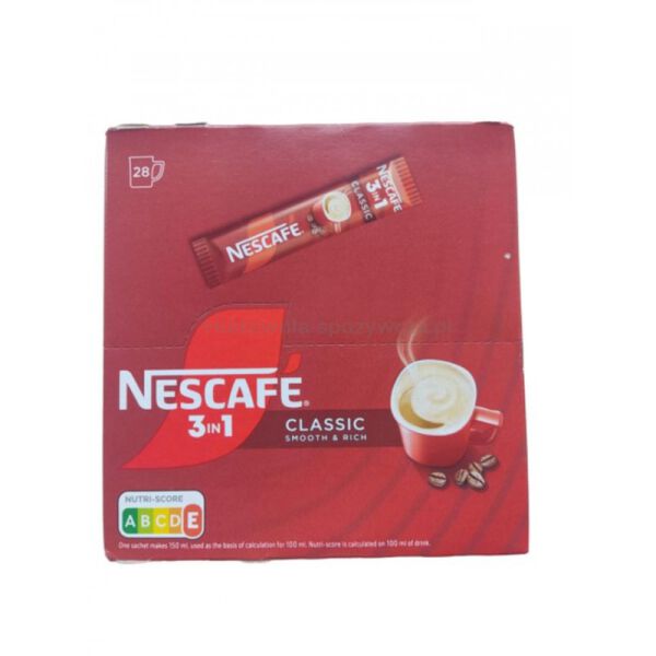 Nescafe Napój Kawowy 3In1 Classic Rozpuszczalny 28 X 16,5G