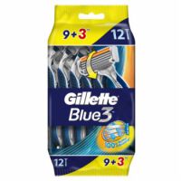 Gillette Blue3 Comfort Jednorazowa Maszynka Do Golenia Dla Mężczyzn, 12 Sztuk