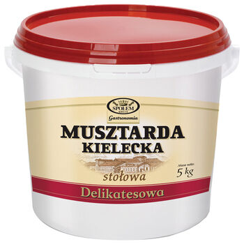 Społem Kielce Musztarda Kielecka Stołowa Delikatesowa 5Kg