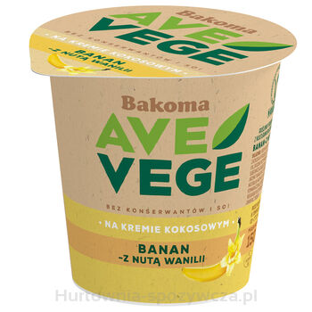 Bakoma Ave Vege Banan Z Nutą Wanilii 150 G