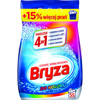 Bryza 4w1 Proszek Do Koloru 3,575Kg / 55 Prań