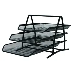 Zestaw na biurko Q-CONNECT Office Set metalowy 3 szufladki czarny
