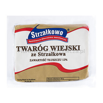 Strzałkowo Twaróg Wiejski Próżnia 200G