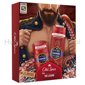 Old Spice Dark Captain Zestaw podarunkowy zawierający dezodorant w sztyfcie i żel pod prysznic 300 ml