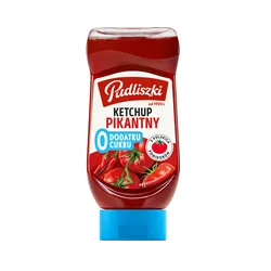 Pudliszki Ketchup pikantny zero cukru 440g