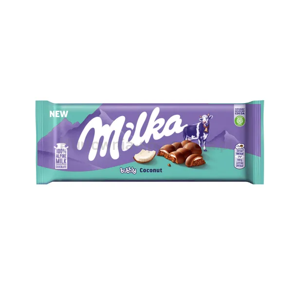 Milka Czekolada Bubbly Coconut 97g