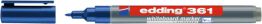 Edding Marker do tablic e-361 1mm, niebieski 
