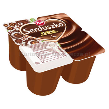 Zott SERDUSZKO pudding czekolada 4 x 125g