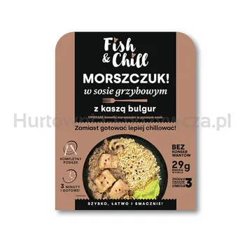 Fish &Chill Morszczuk W Sosie Grzybowym Z Kaszą Bulgur 500 G