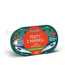 Evrafish Filet Z Makreli W Sosie Pomidorowym Z Oliwkami I Kaparami 170G