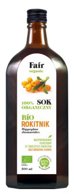 Sok Z Rokitnika Nfc Bio 500 Ml - Fair Organic [BIO]