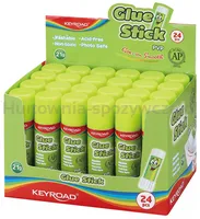 Klej w sztyfcie KEYROAD, PVP, 21g, pakowane na displayu - 2