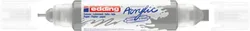 Marker Akrylowy 3D E-5400 Edding, Podwójny, 2-3 Mm, 5-10 Mm, Matowe Srebro