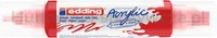 Marker Akrylowy 3D E-5400 Edding, Podwójny, 2-3 Mm, 5-10 Mm, Matowa Czerwień - 2