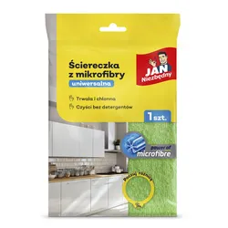 Ściereczka z mikrofibry JAN NIEZBĘDNY, uniwersalna