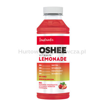 Oshee Vitamin Lemonade Truskawka 555 Ml