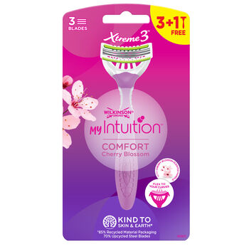 Wilkinson Sword Myintuition Comfort Cherry Blossom Jednoczęściowe Maszynki Do Golenia 4 Sztuki