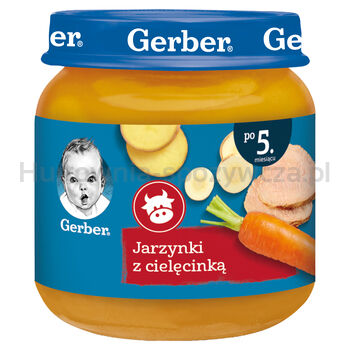 Gerber Jarzynki Z Cielęcinką Po 5 Miesiącu 125 G