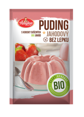 Budyń Truskawkowy Bezglutenowy Bio 40 G - Amylon [BIO]