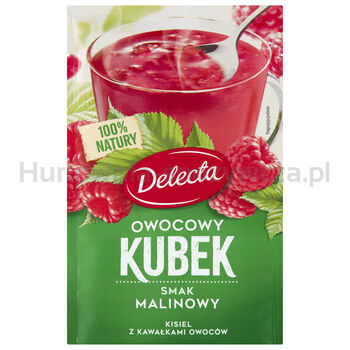 Delecta Owocowy Kubek Natura Kisiel Smak Malinowy 30G 